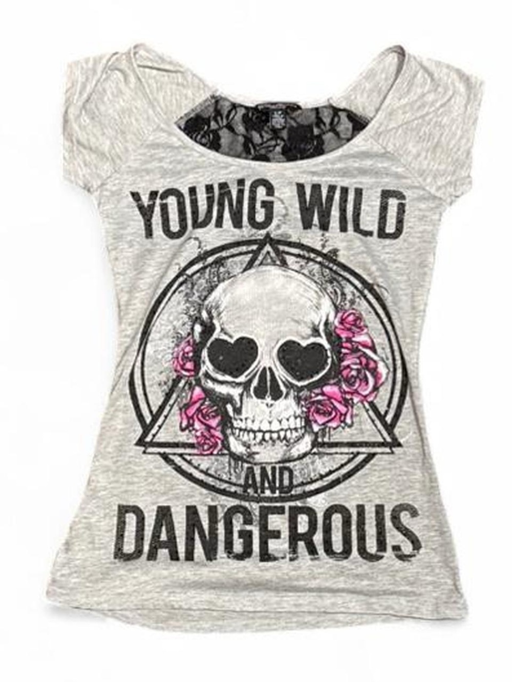 Y2K Streetwear Society Ripped Distressed Graphic Slim Shirt